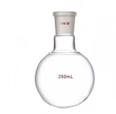 High-temperature resistant quartz single mouth round-bottom flask standard frosted mouth distillation reaction flask with high purity and high light transmittance can be customized