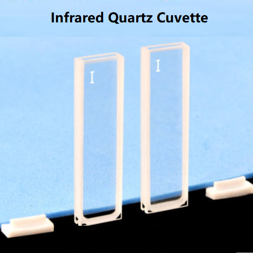 1mm Infared Quartz Cuvette High Light Transmittance 350ul Anti-corrosion Two Polished Windows 1pc - MICQstore