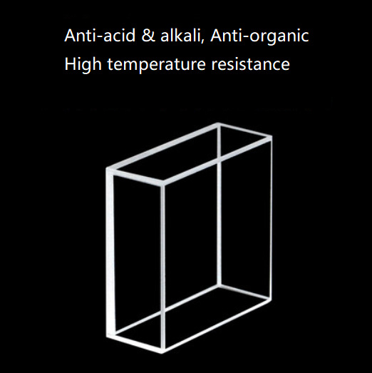 20mm Anti-corrosion Silica Fused Square Quartz Cuvette/Quartz Tank/Five Polished Windows 1pc - MICQstore