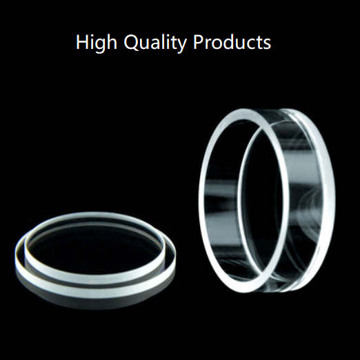 Anti-corrosion High Temperature Silica Fused Round Quartz Cuvette/Quartz Tank/Fluorescent Powder Quartz Tank with Lid 1pc - MICQstore