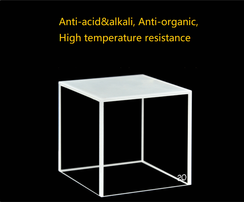 50mm Square Quartz Cuvette/Quartz Tank/Two or Four Polished Windows/Big Capacity 1pc - MICQstore