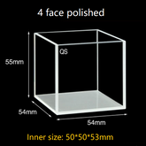 50mm Square Quartz Cuvette/Quartz Tank/Two or Four Polished Windows/Big Capacity 1pc - MICQstore