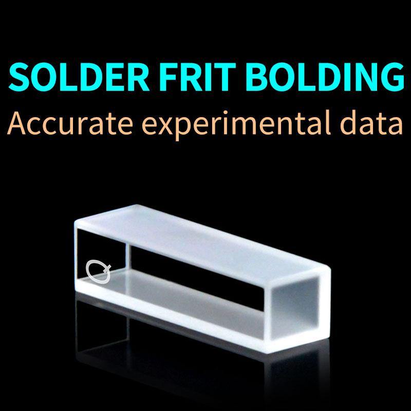 6mm Quartz Cuvette Cell with Lid/UV Spectrophotometers Cuvettes 2pcs