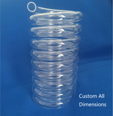 Anti-corrosion High Temperature Resistance Silica Fused Quartz Spiral Coil Tube/Pipe - MICQstore