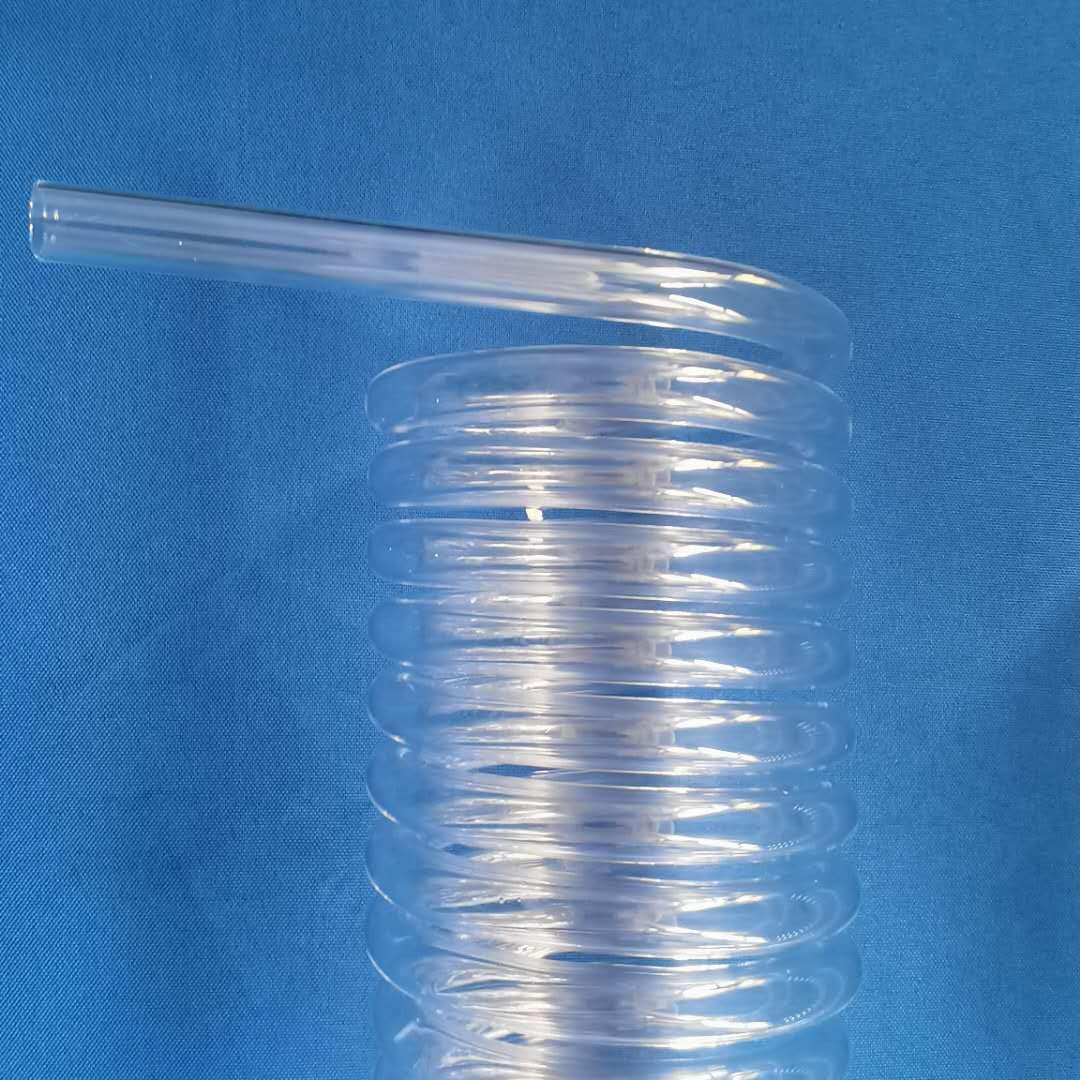 Anti-corrosion High Temperature Resistance Silica Fused Quartz Spiral Coil Tube/Pipe - MICQstore