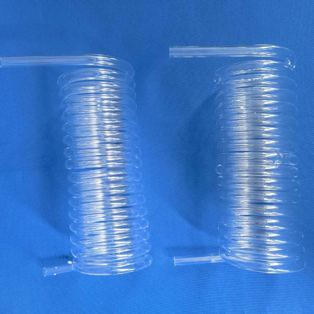 Anti-corrosion High Temperature Resistance Silica Fused Quartz Spiral Coil Tube/Pipe - MICQstore