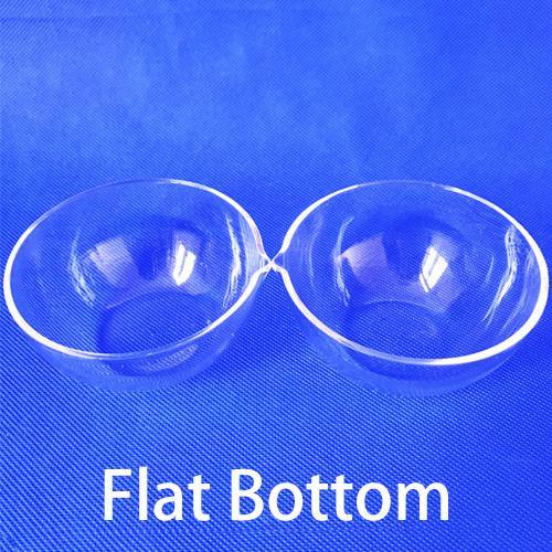 Quartz Evaporating Dishes with Flat & Round Bottom 50ml to 1000ml - MICQstore