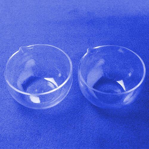 Quartz Evaporating Dishes with Flat & Round Bottom 50ml to 1000ml - MICQstore