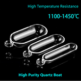 Quartz Boat /Quartz Crucible Cleaning Boat/Semicircle Sulfur Detector/Furnace Tube/Quartz Crucible Clean Boat - MICQstore