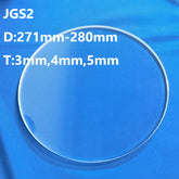 Quartz Discs / Quartz Cover Glass / Quartz Substrates D271mm-D280mm JGS2