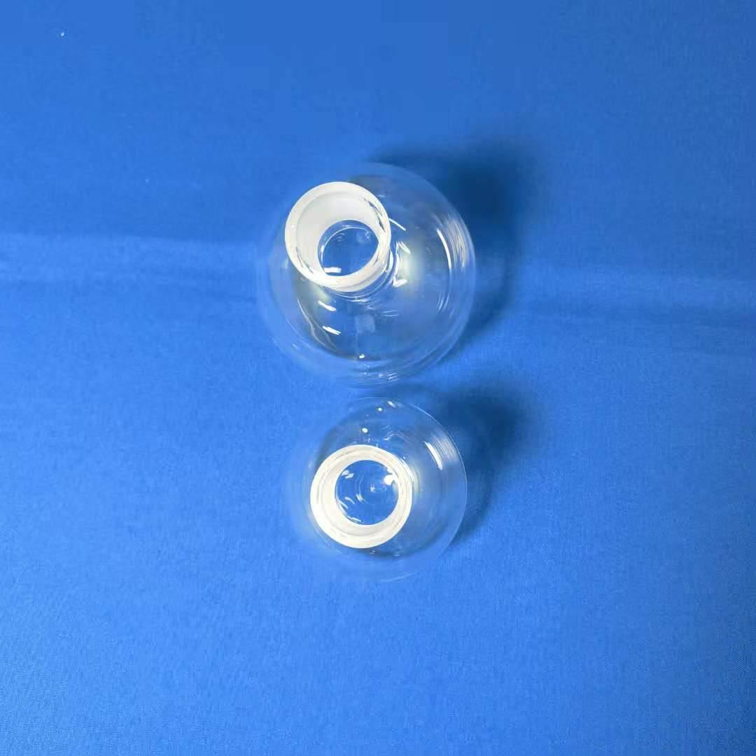 Quartz Glass Boliling Flask with Round Bottom Standard Ground End 24/29 25ml to 1000ml - MICQstore