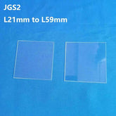 Quartz Glass Plates / Quartz Slides / Quartz Cover Glass L21mm to L59mm JGS2 - MICQstore