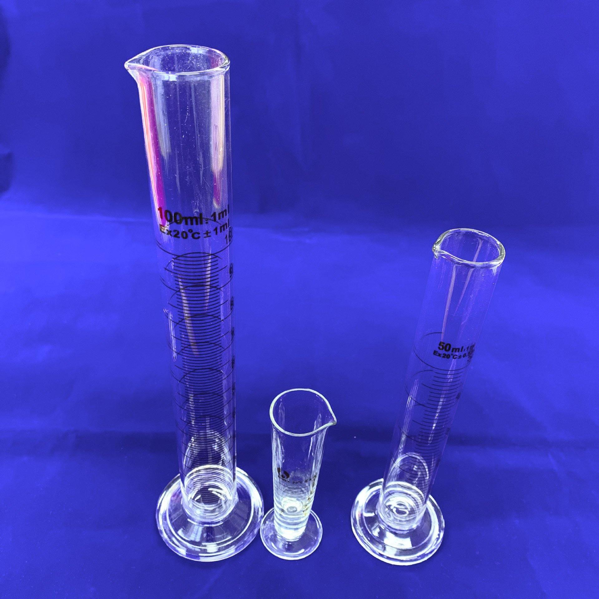 Quartz measuring cylinder with Graduation 5ml to 1000ml - MICQstore