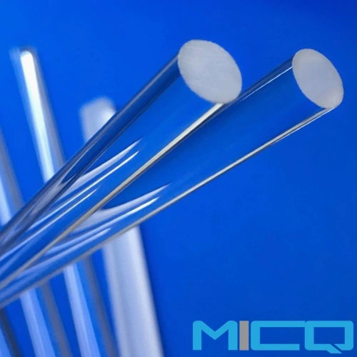 Are quartz glass rods safe for chemical reagents?