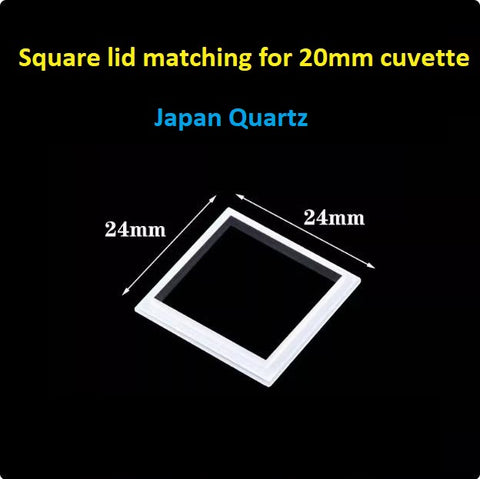 20mm/30mm/40mm/50mm Square Quartz Fluorescence Cuvette/Quartz Tank/Two or Four Polished Windows/Big Capacity 1pc