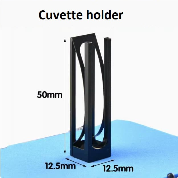 5mm quartz spiral opening fluorescence cuvette with two sides transmitting light screw thread opening German HELLMA technology injectable