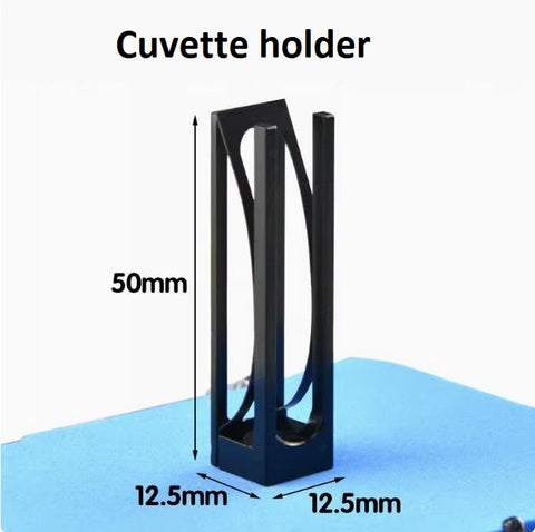 5mm quartz spiral opening fluorescence cuvette with two sides transmitting light screw thread opening German HELLMA technology injectable