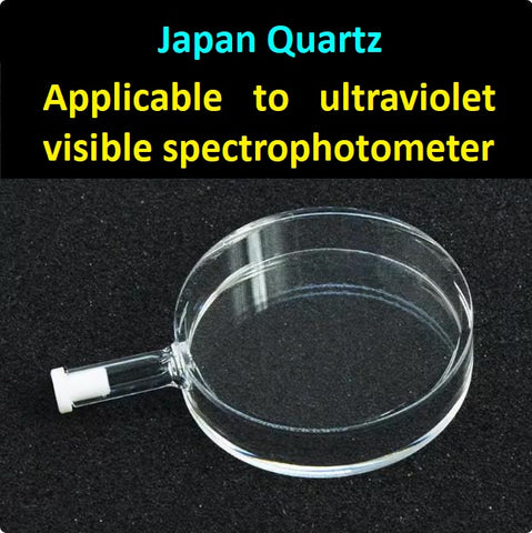Customized 10mm Quartz Atomic Air Chamber Diameter 55mm Integrated Molding Process Ultraviolet Cuvette for Scientific Research