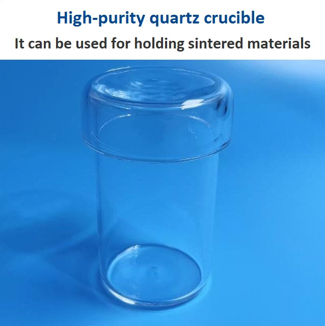 High-temperature resistant straight tube quartz glass crucibles transparent beakers with lids corrosion resistant laboratory vessels can be customized