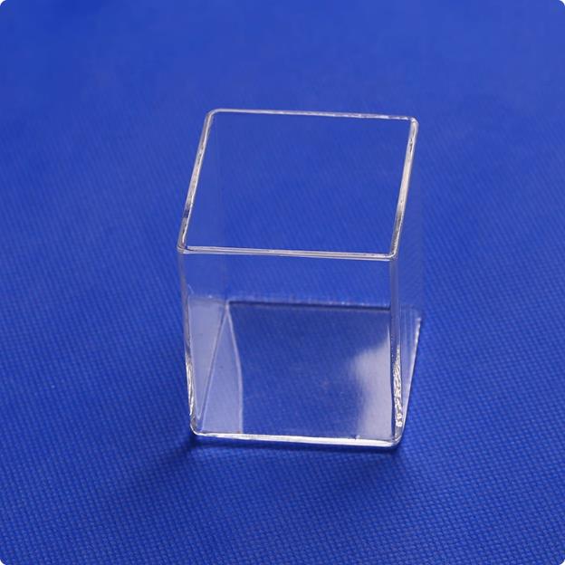 High Temperature Resistant Square Quartz Tank Crucible Beaker Quartz Boat