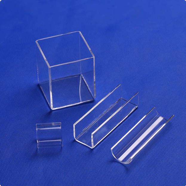 High Temperature Resistant Square Quartz Tank Crucible Beaker Quartz Boat