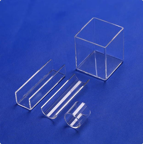 High Temperature Resistant Square Quartz Tank Crucible Beaker Quartz Boat