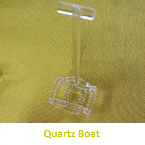 Quartz Boat Quartz Glass Slot Quartz Glass Rod Glass Wafer Boat Cleaning Boat High Temperature Resistant