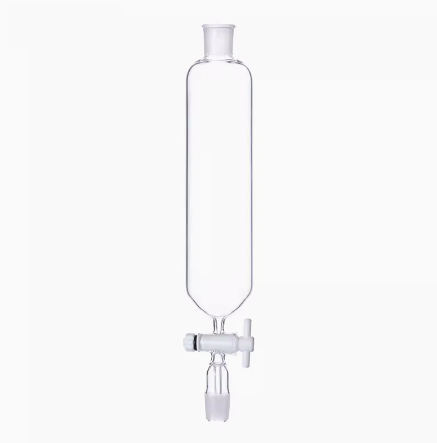 Quartz Cylinder Dispensing Funnel 4F PTFE Piston Throttle Valve Glass Cylinder Cylinder Drip Hopper 500ml 24 ports Customisation Available