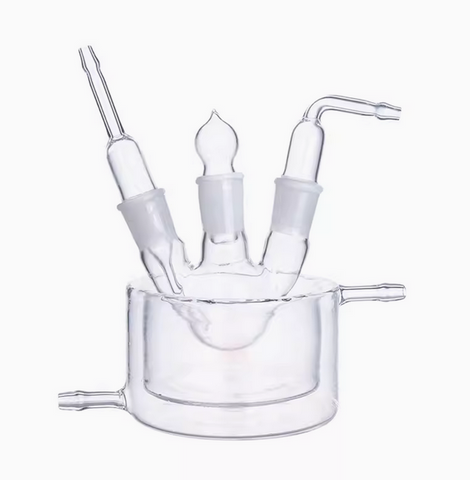 Quartz Photocatalytic Reaction Apparatus Quartz Jacketed Beaker Double-layer Beaker Photocatalytic reactor 20ml 500ml