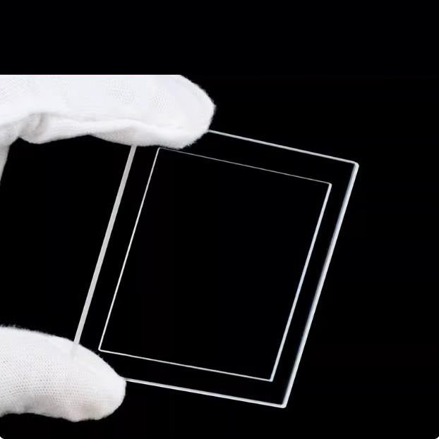 Quartz Sample Cell Cuvette Reflection Fluorescent 50*50mm Groove Depth 0.5mm 1mm Ultraviolet JGS1 Quartz Inner Groove Polished High Transmittance Customized