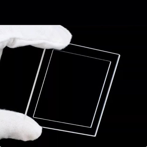 Quartz Sample Cell Cuvette Reflection Fluorescent 50*50mm Groove Depth 0.5mm 1mm Ultraviolet JGS1 Quartz Inner Groove Polished High Transmittance Customized