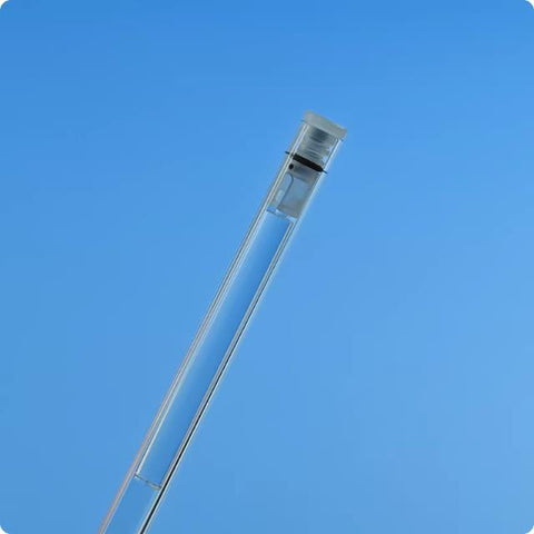 Quartz bet tube applicable to Mike 3Flex three-station full-function gas adsorption instrument filling rod funnel