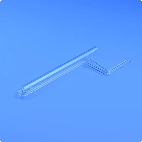 Quartz bet tube applicable to Mike 3Flex three-station full-function gas adsorption instrument filling rod funnel