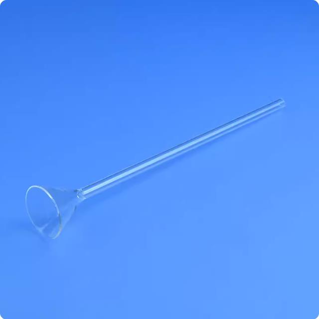 Quartz bet tube applicable to Mike 3Flex three-station full-function gas adsorption instrument filling rod funnel