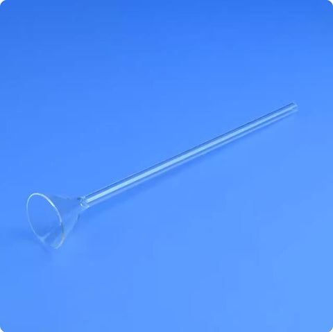 Quartz bet tube applicable to Mike 3Flex three-station full-function gas adsorption instrument filling rod funnel