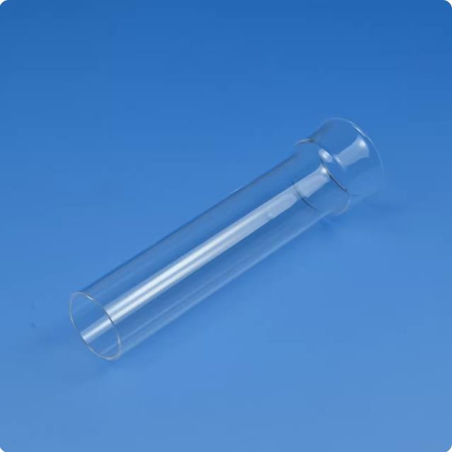 Quartz combustion tube used for high-frequency infrared carbon-sulfur analyzers quartz glass tube high temperature resistance