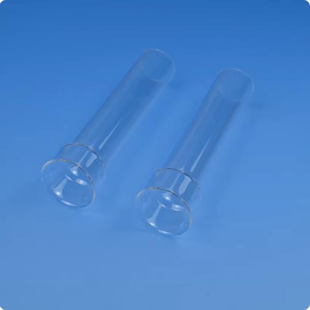 Quartz combustion tube used for high-frequency infrared carbon-sulfur analyzers quartz glass tube high temperature resistance