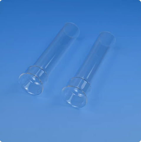 Quartz combustion tube used for high-frequency infrared carbon-sulfur analyzers quartz glass tube high temperature resistance