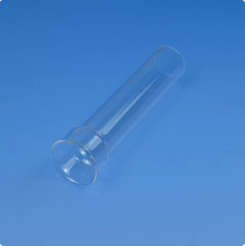 Quartz combustion tube used for high-frequency infrared carbon-sulfur analyzers quartz glass tube high temperature resistance