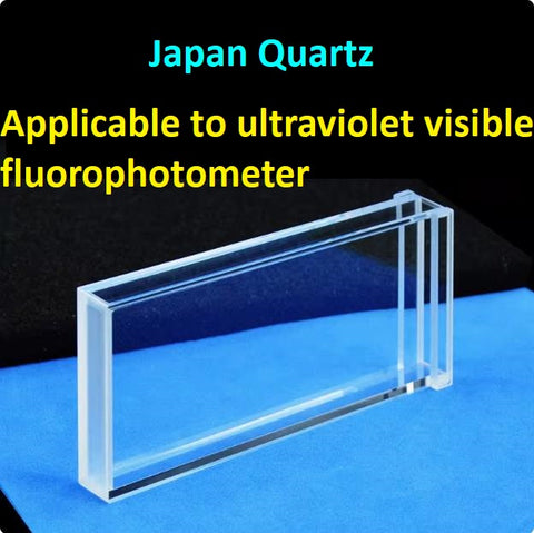 Quartz cuvette with positioning block 6/36mm fluorescent four sides transmitting light Japan quartz ultraviolet transmission can be customized