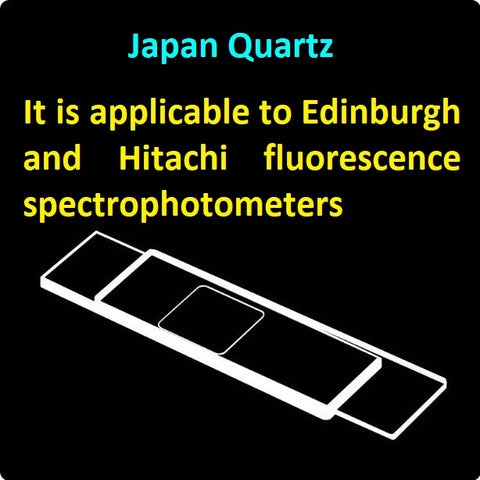 Quartz detachable cuvette with high ultraviolet light transmission optical path 0.2mm 20ul micro sample cell for powder solution solid fluorescence detection customized