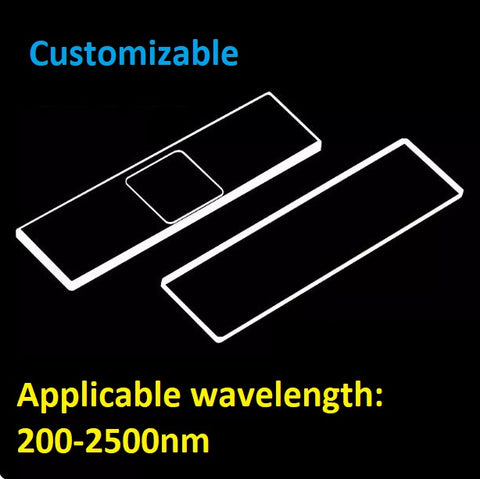 Quartz detachable cuvette with high ultraviolet light transmission optical path 0.2mm 20ul micro sample cell for powder solution solid fluorescence detection customized