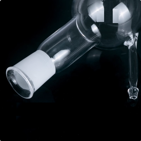 Quartz flask with a branch tube/a side tube quartz glass vacuum reaction bottle with spherical bottom 10 25 50 100 250 500ml laboratory instrument