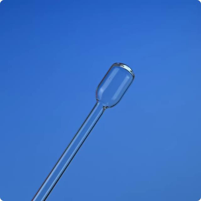 Quartz glass BET sample tube funnel filling rod adsorption tube quartz adsorption column