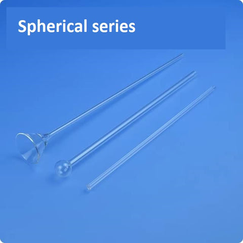 Quartz glass BET sample tube funnel filling rod adsorption tube quartz adsorption column
