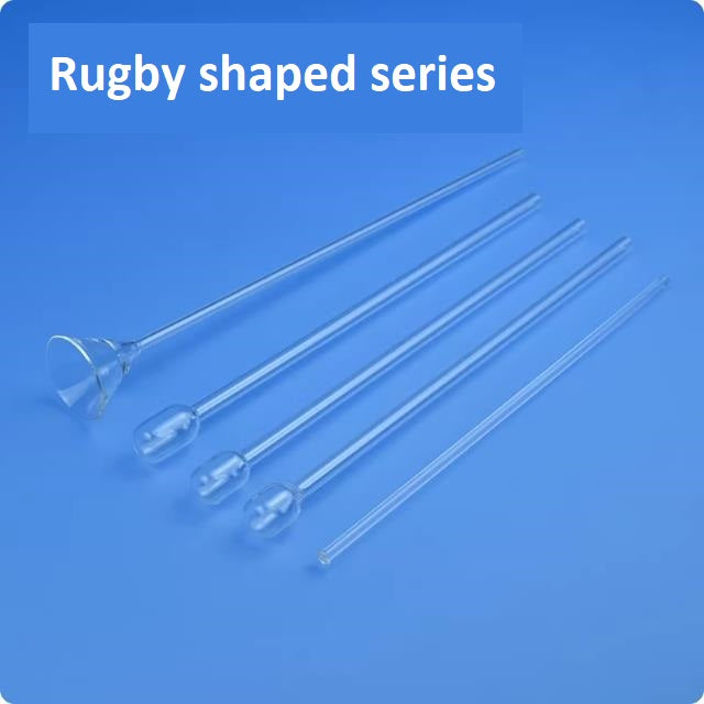 Quartz glass BET sample tube funnel filling rod adsorption tube quartz adsorption column