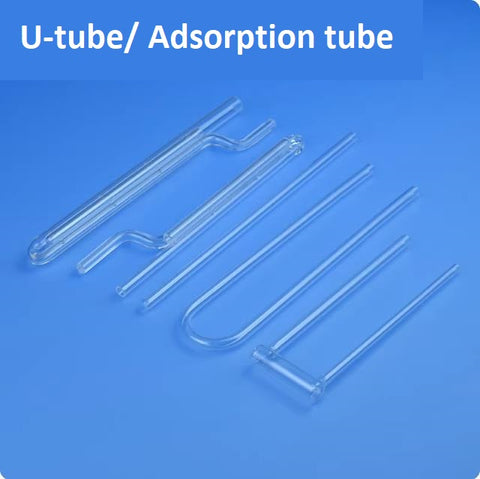 Quartz glass BET sample tube funnel filling rod adsorption tube quartz adsorption column
