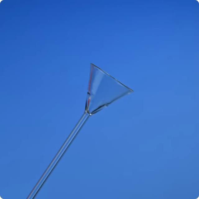 Quartz glass BET sample tube funnel filling rod adsorption tube quartz adsorption column