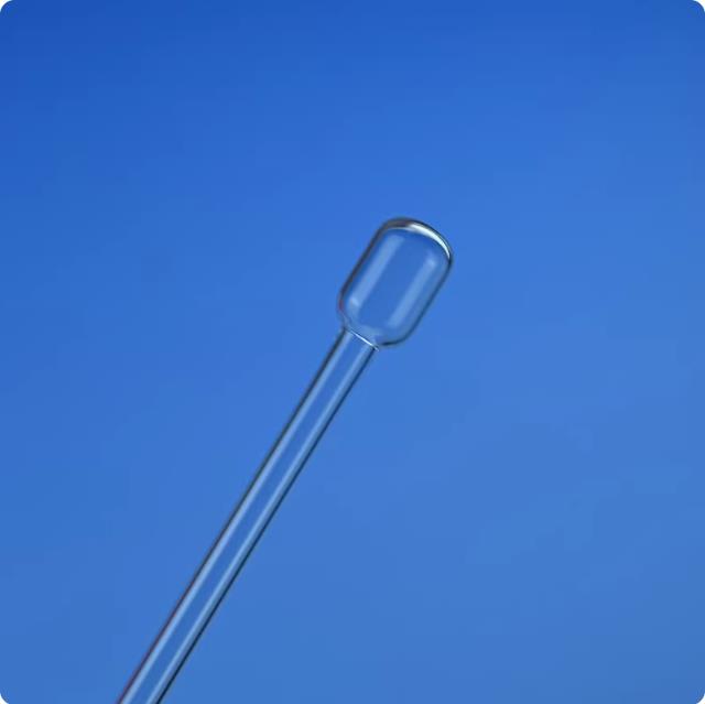 Quartz glass BET sample tube funnel filling rod adsorption tube quartz adsorption column