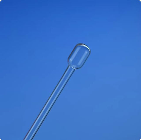 Quartz glass BET sample tube funnel filling rod adsorption tube quartz adsorption column